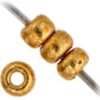 Miyuki Japanese Glass Seed Beads 22gms 11/0 in Gold Galvanized Duracoat