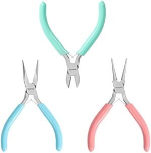 WORKPRO Jewelry Pliers Set, 3 Pack Jewelry Making Tool Kit | Includes Mini Needle Nose Plier/Chain Nose Plier, Round Nose Plier and Wire Cutter for Jewelry Repair & Making, DIY Crafts WORKPRO Jewelry Pliers Set, 3 Pack Jewelry Making Tool Kit | Includes Mini Needle Nose Plier/Chain Nose Plier, Round Nose Plier and Wire Cutter for Jewelry Repair & Making, DIY Crafts