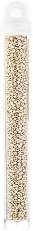 Miyuki Japanese Glass Seed Beads 22gms 11/0 in Silver Galvanized Duracoat