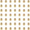INSPIRELLE 200pcs 4mm Long-Lasting Pale Gold Plated Brass Rond Beads | Roundelle Metal Loose Connector Beads Metal Spacer Smooth Beads for Bracelet Jewelry Making INSPIRELLE 200pcs 4mm Long-Lasting Pale Gold Plated Brass Rond Beads | Roundelle Metal Loose Connector Beads Metal Spacer Smooth Beads for Bracelet Jewelry Making