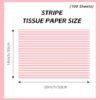 MUNILAIL 100 Sheets Light Pink Striped Tissue Paper 14 x 20 Inches Pink and White Tissue Paper Striped Gift Wrapping Paper for Birthday Wedding Baby Shower Gift Packing DIY Crafts MUNILAIL 100 Sheets Light Pink Striped Tissue Paper 14 x 20 Inches Pink and White Tissue Paper Striped Gift Wrapping Paper for Birthday Wedding Baby Shower Gift Packing DIY Crafts