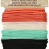 The Beadsmith Knot It Waxed Polyester Cord – Ocean Dreams – 0.7mm Diameter – 4 Cords, 15 Yards Each – Make Jewelry, Macrame, Friendship Bracelets and DIY Crafts The Beadsmith Knot It Waxed Polyester Cord – Ocean Dreams – 0.7mm Diameter – 4 Cords, 15 Yards Each – Make Jewelry, Macrame, Friendship Bracelets and DIY Crafts