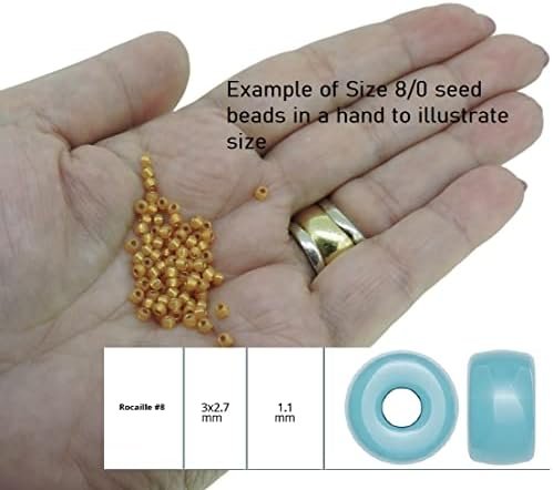 Miyuki Round Rocailles Seed Beads – Size 8/0 (3mm), Duracoat Galvanized Gold, 22 g, Made in Japan Miyuki Round Rocailles Seed Beads – Size 8/0 (3mm), Duracoat Galvanized Gold, 22 g, Made in Japan