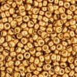 Miyuki Japanese Glass Seed Beads 22gms 11/0 in Gold Galvanized Duracoat Miyuki Japanese Glass Seed Beads 22gms 11/0 in Gold Galvanized Duracoat
