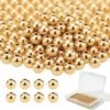 CeeVian 14K Gold Filled Spacer Beads 300PCS 3MM Seamless Gold Round Beads | Spacer Bead That Do Not Fade Easily Round Bracelet Bead for DIY Necklace Bracelet Jewelry Making CeeVian 14K Gold Filled Spacer Beads 300PCS 3MM Seamless Gold Round Beads | Spacer Bead That Do Not Fade Easily Round Bracelet Bead for DIY Necklace Bracelet Jewelry Making