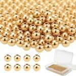 CeeVian 14K Gold Filled Spacer Beads 300PCS 3MM Seamless Gold Round Beads | Spacer Bead That Do Not Fade Easily Round Bracelet Bead for DIY Necklace Bracelet Jewelry Making CeeVian 14K Gold Filled Spacer Beads 300PCS 3MM Seamless Gold Round Beads | Spacer Bead That Do Not Fade Easily Round Bracelet Bead for DIY Necklace Bracelet Jewelry Making
