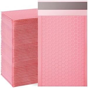 Bubble Mailers, 4x7 Inch Padded Bubble Mailers Pack of 100 Bubble Envelopes Opaque Self Seal Adhesive Waterproof Bags for Shipping and Packaging (Pink, 4x7-100Pc) Bubble Mailers, 4x7 Inch Padded Bubble Mailers Pack of 100 Bubble Envelopes Opaque Self Seal Adhesive Waterproof Bags for Shipping and Packaging (Pink, 4x7-100Pc)