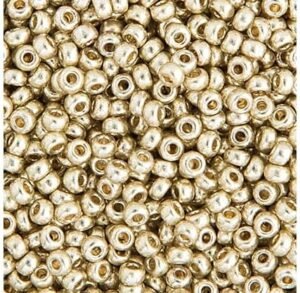 Miyuki Japanese Glass Seed Beads 22gms 11/0 in Silver Galvanized Duracoat Miyuki Japanese Glass Seed Beads 22gms 11/0 in Silver Galvanized Duracoat