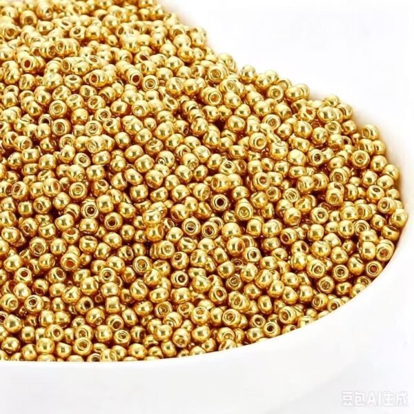 Metallic Round Seed Beads