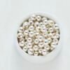 500pcs Copper 18K Plated Round Seed Beads