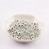 500pcs Copper 18K Plated Round Seed Beads