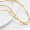 Irregular Spacer Beads 14K Gold Plated Bulk Material Irregular Spacer Beads 14K Gold Plated Bulk Material