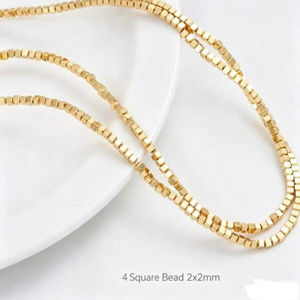 Irregular Spacer Beads 14K Gold Plated Bulk Material Irregular Spacer Beads 14K Gold Plated Bulk Material