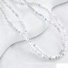 Irregular Spacer Beads Silver Plated Bulk Material Irregular Spacer Beads Silver Plated Bulk Material