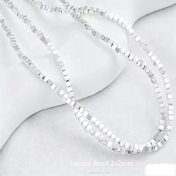 Irregular Spacer Beads Silver Plated Bulk Material Irregular Spacer Beads Silver Plated Bulk Material