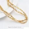 Irregular Spacer Beads 14K Gold Plated Bulk Material Irregular Spacer Beads 14K Gold Plated Bulk Material