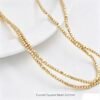 Irregular Spacer Beads 14K Gold Plated Bulk Material Irregular Spacer Beads 14K Gold Plated Bulk Material