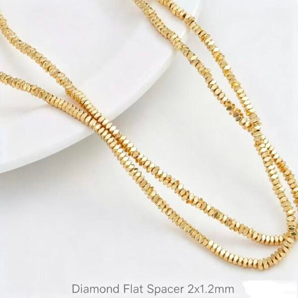 Irregular Spacer Beads 14K Gold Plated Bulk Material Irregular Spacer Beads 14K Gold Plated Bulk Material