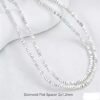 Irregular Spacer Beads Silver Plated Bulk Material Irregular Spacer Beads Silver Plated Bulk Material