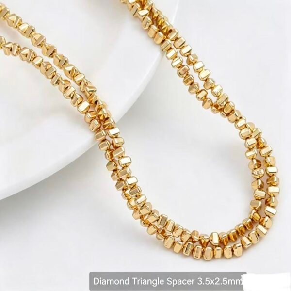 Irregular Spacer Beads 14K Gold Plated Bulk Material Irregular Spacer Beads 14K Gold Plated Bulk Material