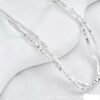 Irregular Spacer Beads Silver Plated Bulk Material Irregular Spacer Beads Silver Plated Bulk Material