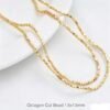 Irregular Spacer Beads 14K Gold Plated Bulk Material Irregular Spacer Beads 14K Gold Plated Bulk Material