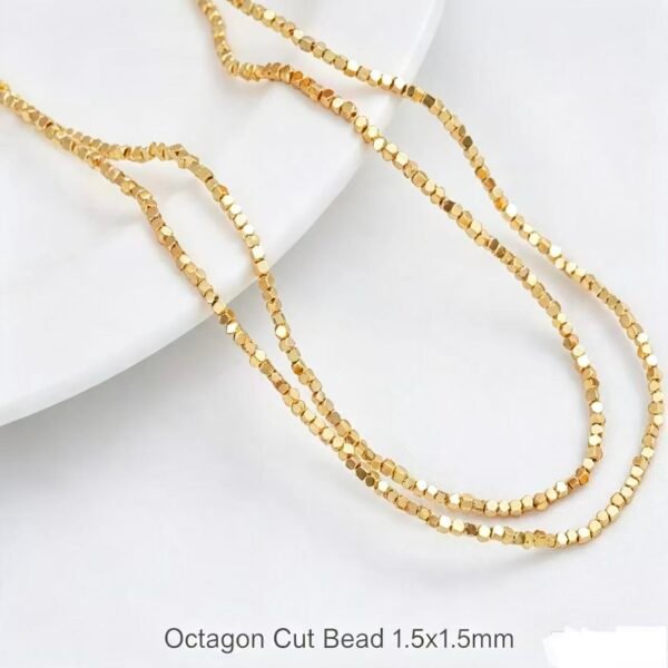 Irregular Spacer Beads 14K Gold Plated Bulk Material Irregular Spacer Beads 14K Gold Plated Bulk Material