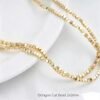 Irregular Spacer Beads 14K Gold Plated Bulk Material Irregular Spacer Beads 14K Gold Plated Bulk Material
