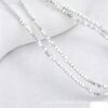 Irregular Spacer Beads Silver Plated Bulk Material Irregular Spacer Beads Silver Plated Bulk Material