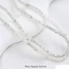 Irregular Spacer Beads Silver Plated Bulk Material Irregular Spacer Beads Silver Plated Bulk Material