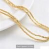 Irregular Spacer Beads 14K Gold Plated Bulk Material Irregular Spacer Beads 14K Gold Plated Bulk Material