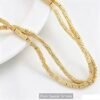 Irregular Spacer Beads 14K Gold Plated Bulk Material Irregular Spacer Beads 14K Gold Plated Bulk Material