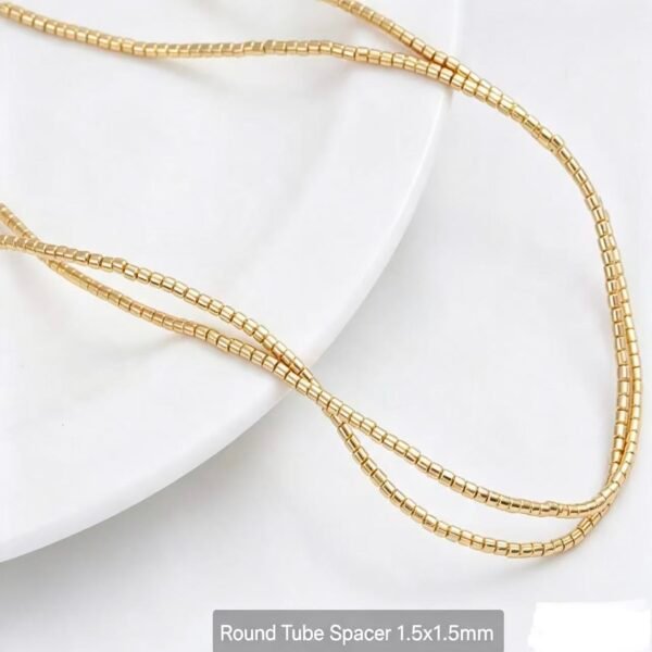 Irregular Spacer Beads 14K Gold Plated Bulk Material Irregular Spacer Beads 14K Gold Plated Bulk Material