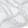 Irregular Spacer Beads Silver Plated Bulk Material Irregular Spacer Beads Silver Plated Bulk Material