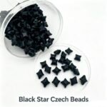 Czech Double Hole 4-Point-Star Beads Czech Double Hole 4-Point-Star Beads