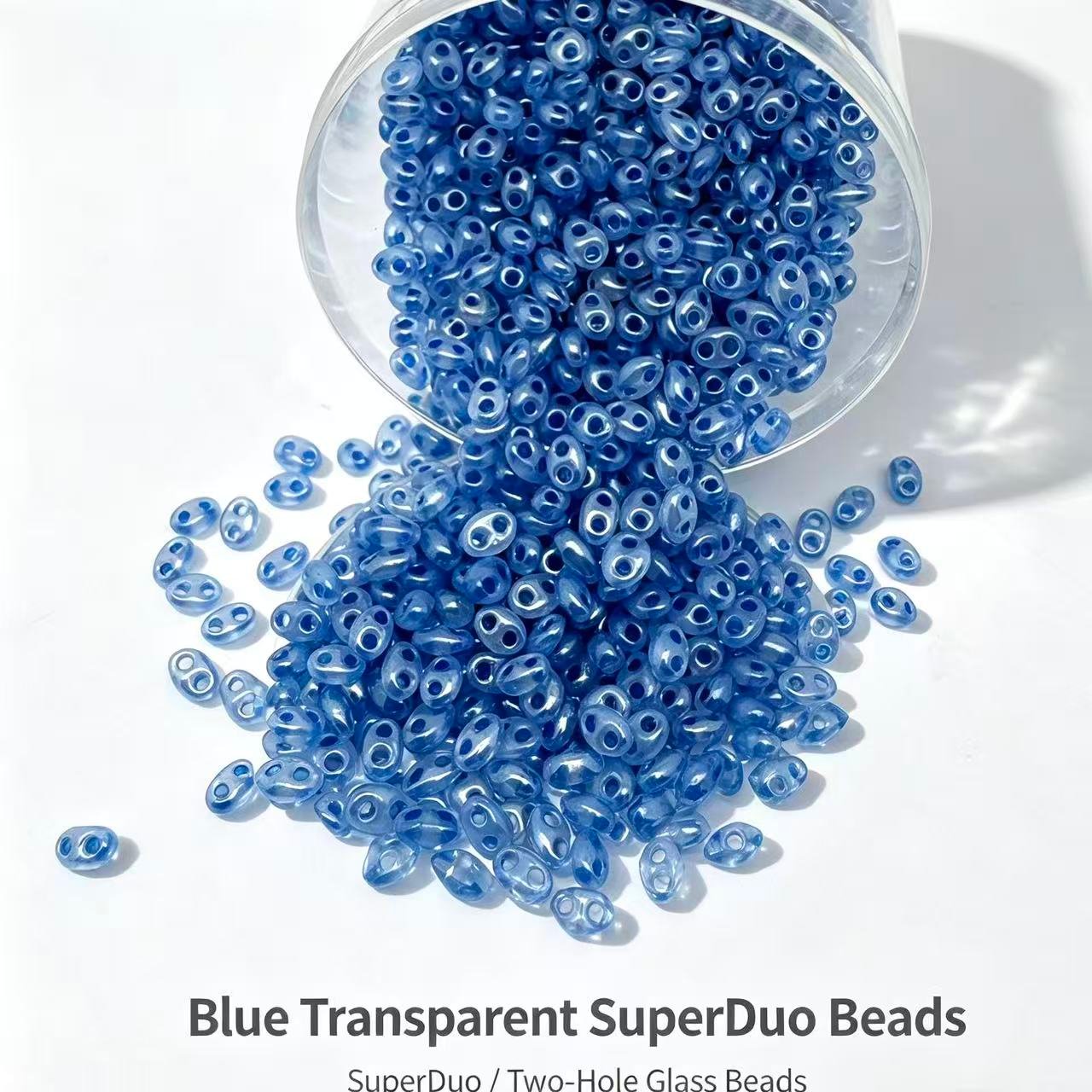 Czech Double Hole Superduo Beads