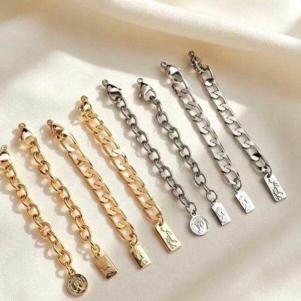 Tag Extension Chain Figaro Cable Tag Extension Chain Figaro Cable
