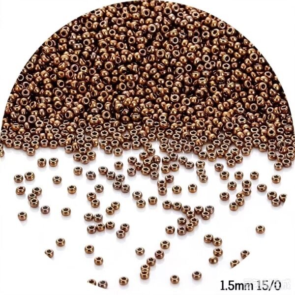 Metallic Round Seed Beads