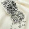 Czech Crescent TwoHole Moon Beads