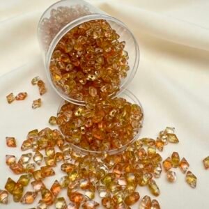 Czech Double Hole Dimond Beads Czech Double Hole Dimond Beads