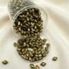 Czech Double Hole Dimond Beads Czech Double Hole Dimond Beads