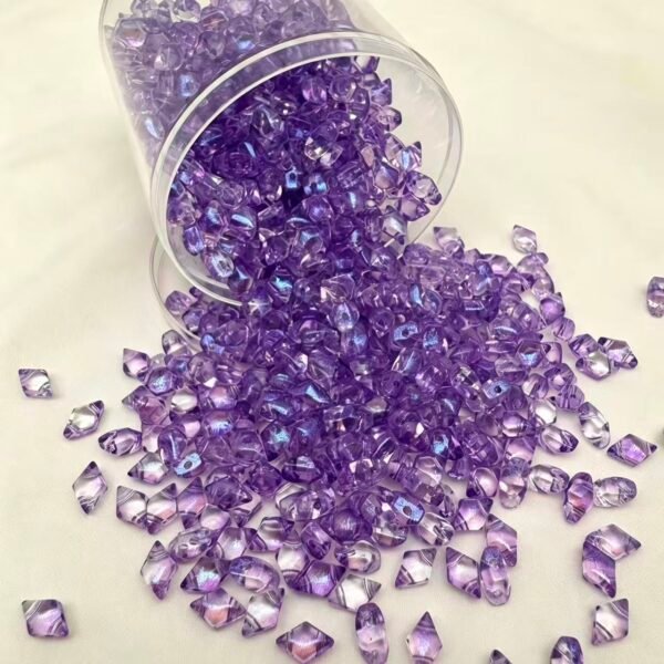 Czech Double Hole Dimond Beads Czech Double Hole Dimond Beads
