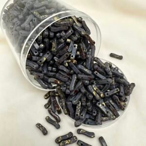 Czech Double two Hole Elevator Beads Czech Double two Hole Elevator Beads