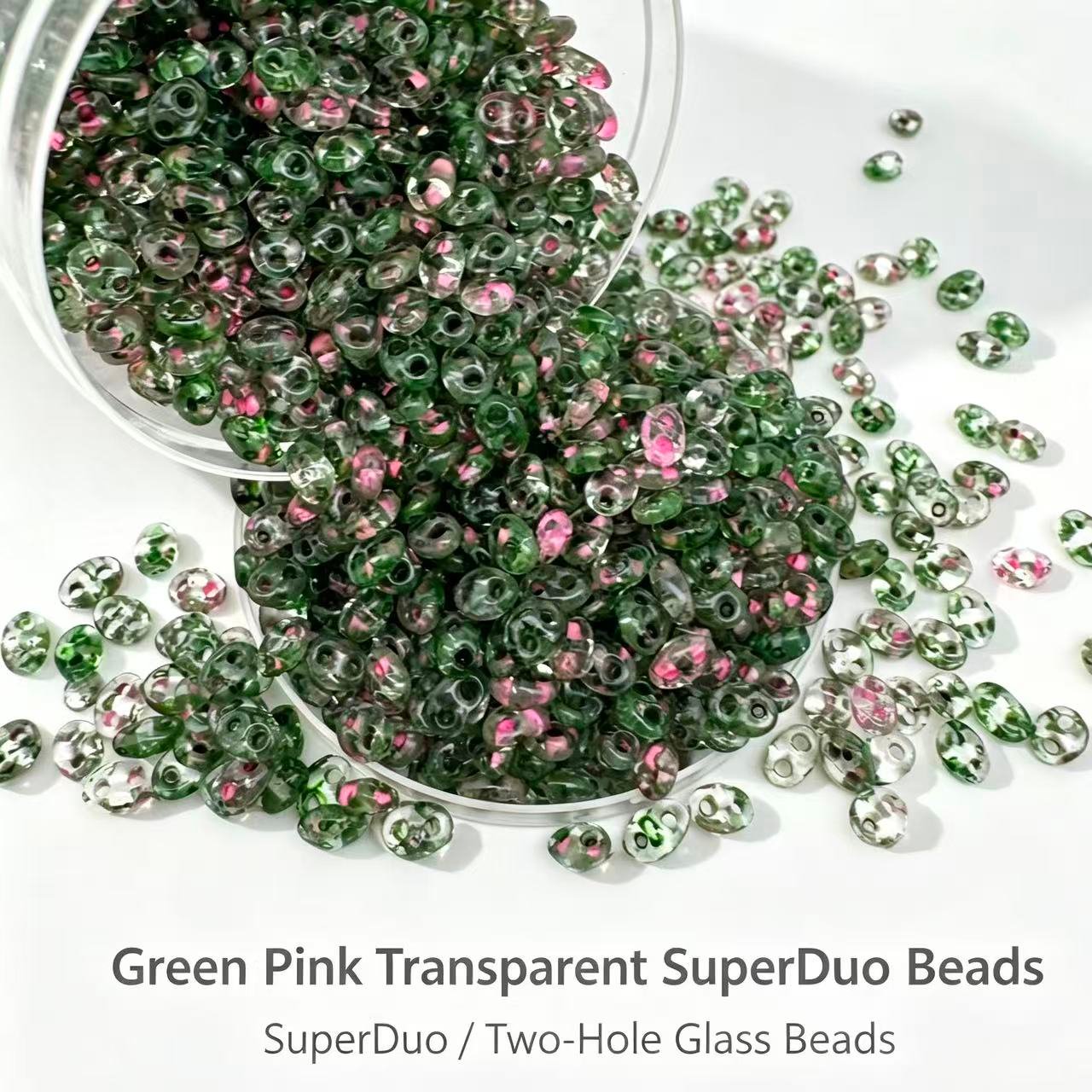 Czech Double Hole Superduo Beads