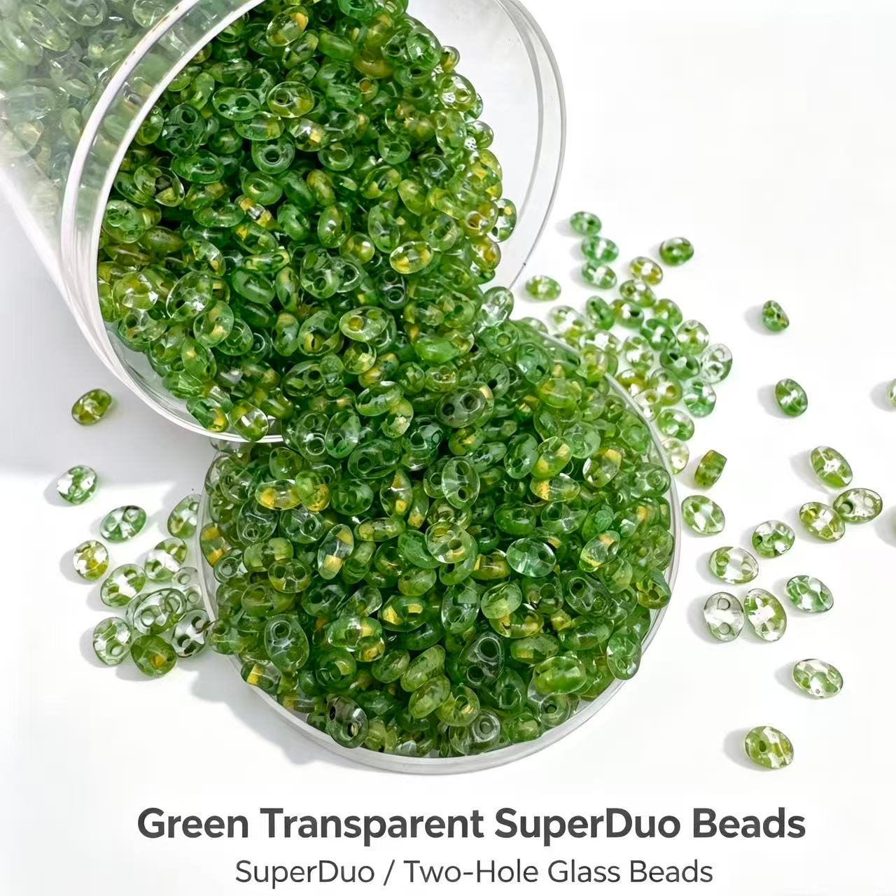 Czech Double Hole Superduo Beads