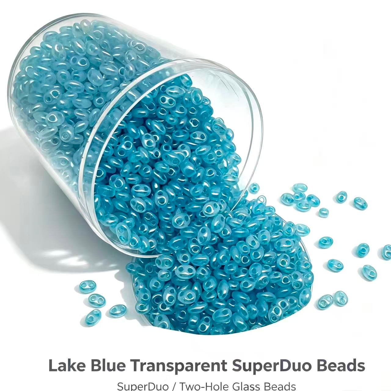 Czech Double Hole Superduo Beads