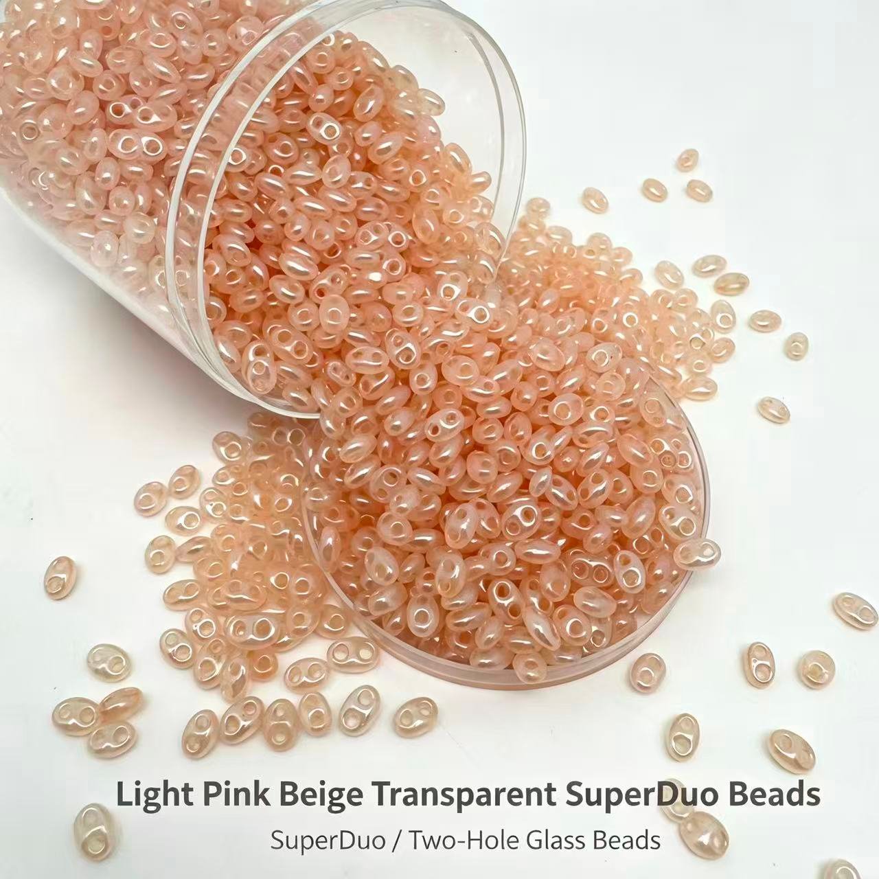 Czech Double Hole Superduo Beads