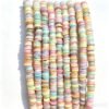 Macaron 6mm Shell Beads 38cm 1 strand Macaron Color Shell Beads, Natural Shell