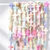 Macaron Cross 10*14mm Shell Beads 27pcs 1 strand Macaron Color Shell Beads, Natural Shell