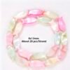 8*13mm Macaron Shell Fish Beads 8-13 mm 20pcs Macaron Color Shell Beads, Natural Shell